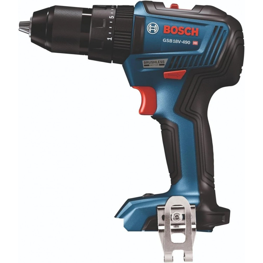 Акумуляторний ударний дриль-шурупокрут Bosch GSB18V-490N 18V