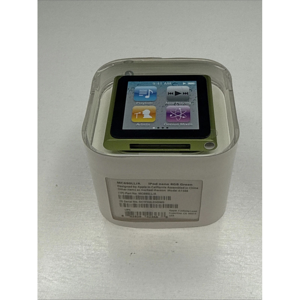 MP3-плеєр Apple iPod nano 6th Gen 8GB (MC690) зелений