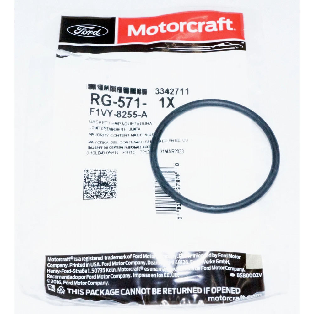Ущільнювальне кільце системи охолодження Motorcraft RG571 F1VY8255A для Ford