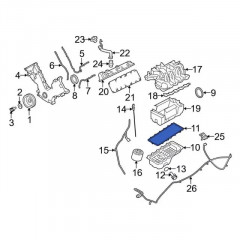 Ролик обводной приводного ремня Ford 1L2Z-6C348-AA