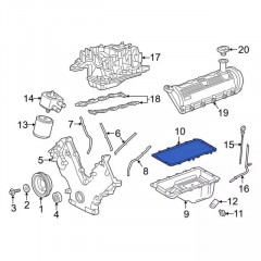 Ролик обводной приводного ремня Ford 1L2Z-6C348-AA