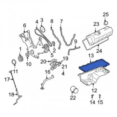 Ролик обводной приводного ремня Ford 1L2Z-6C348-AA
