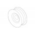 Tensioner Pulley for Drive Belt Ford 1L2Z-8678-AD