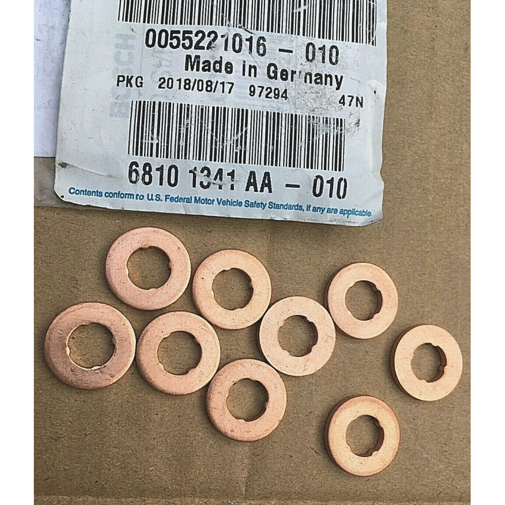 Ущільнювальне кільце Mopar 68101341AA паливної форсунки (Fuel Injector Seal / O-Ring) Jeep Grand Cherokee SRT 6.4L HEMI