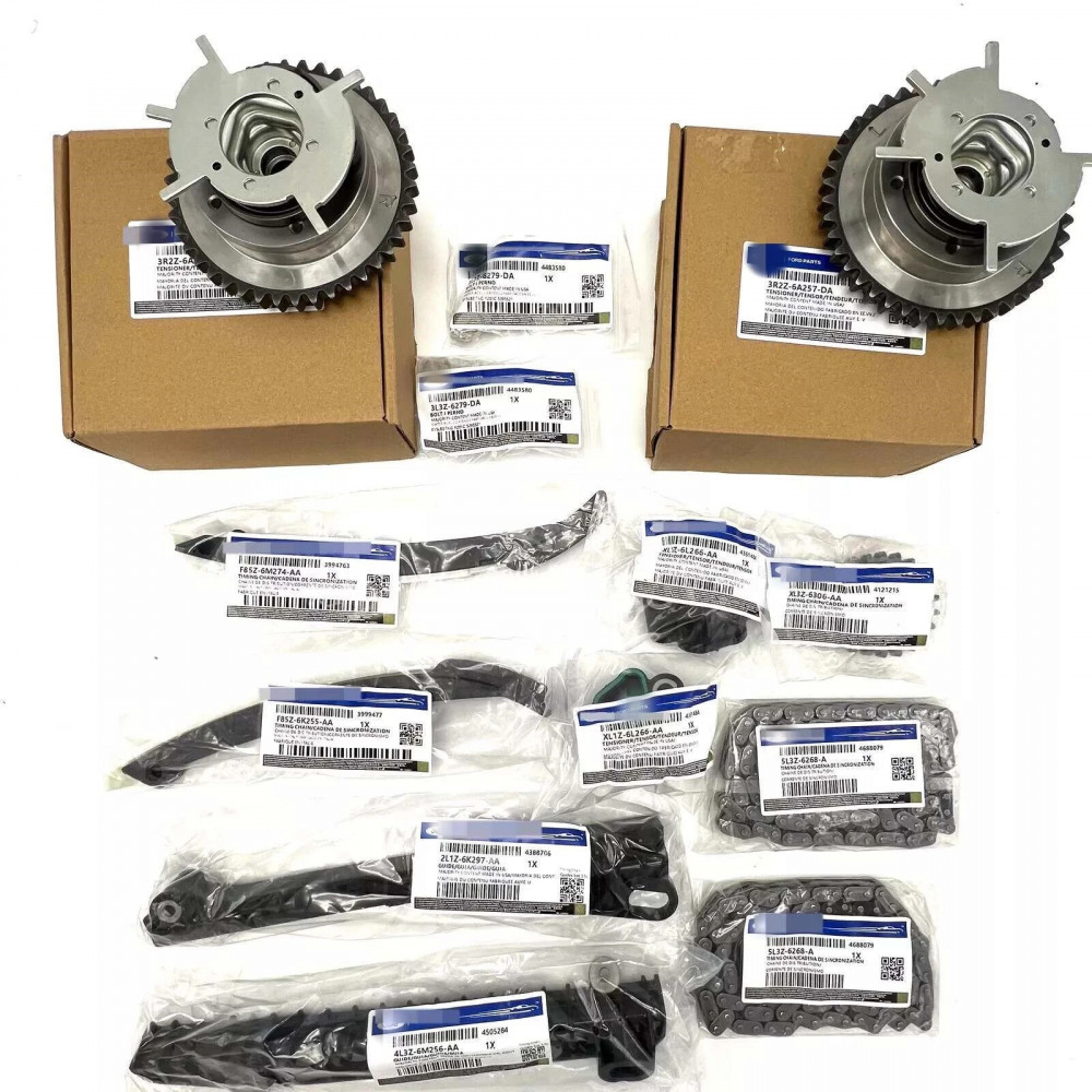 Complete Timing Chain Kit (13 pieces) Ford V8 2000–2010 Timing Chain Kit