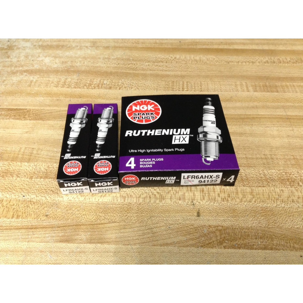 Комплект 8 шт рутенієвих свічок запалювання NGK (94122) LFR6AHX-S Ruthenium HX Spark Plug для BMW, Lexus, Toyota, Volvo, HONDA ACURA
