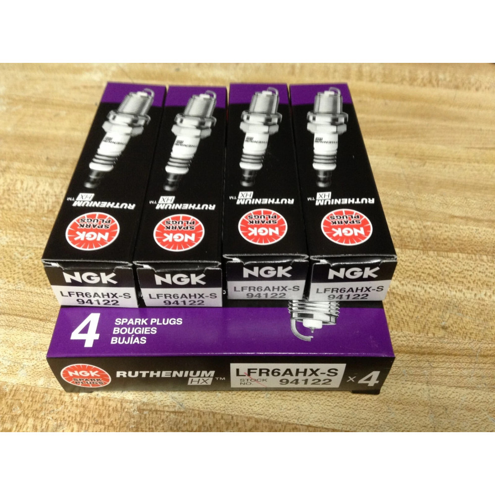 Комплект 8 шт рутенієвих свічок запалювання NGK (94122) LFR6AHX-S Ruthenium HX Spark Plug для BMW, Lexus, Toyota, Volvo, HONDA ACURA