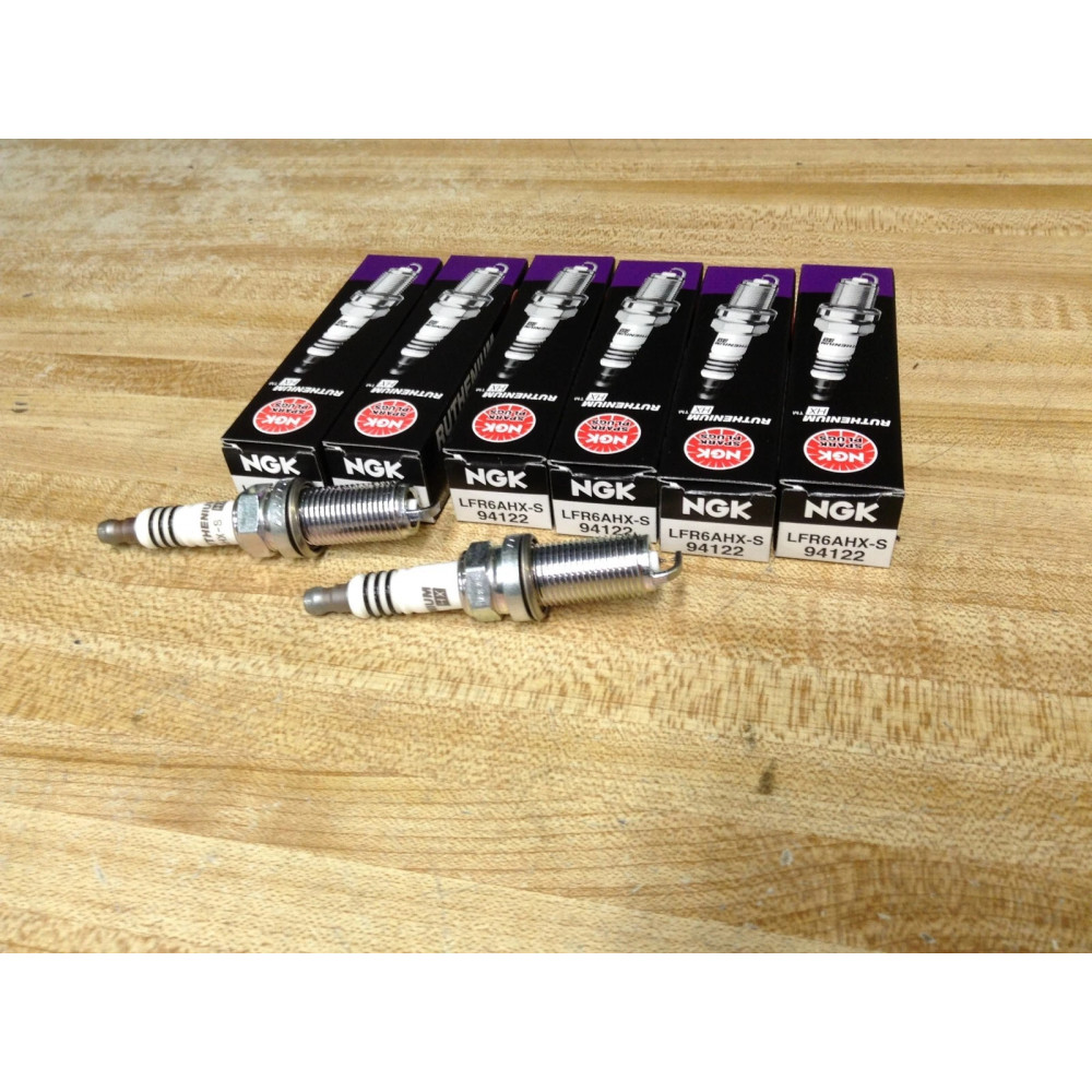 Комплект 8 шт рутенієвих свічок запалювання NGK (94122) LFR6AHX-S Ruthenium HX Spark Plug для BMW, Lexus, Toyota, Volvo, HONDA ACURA