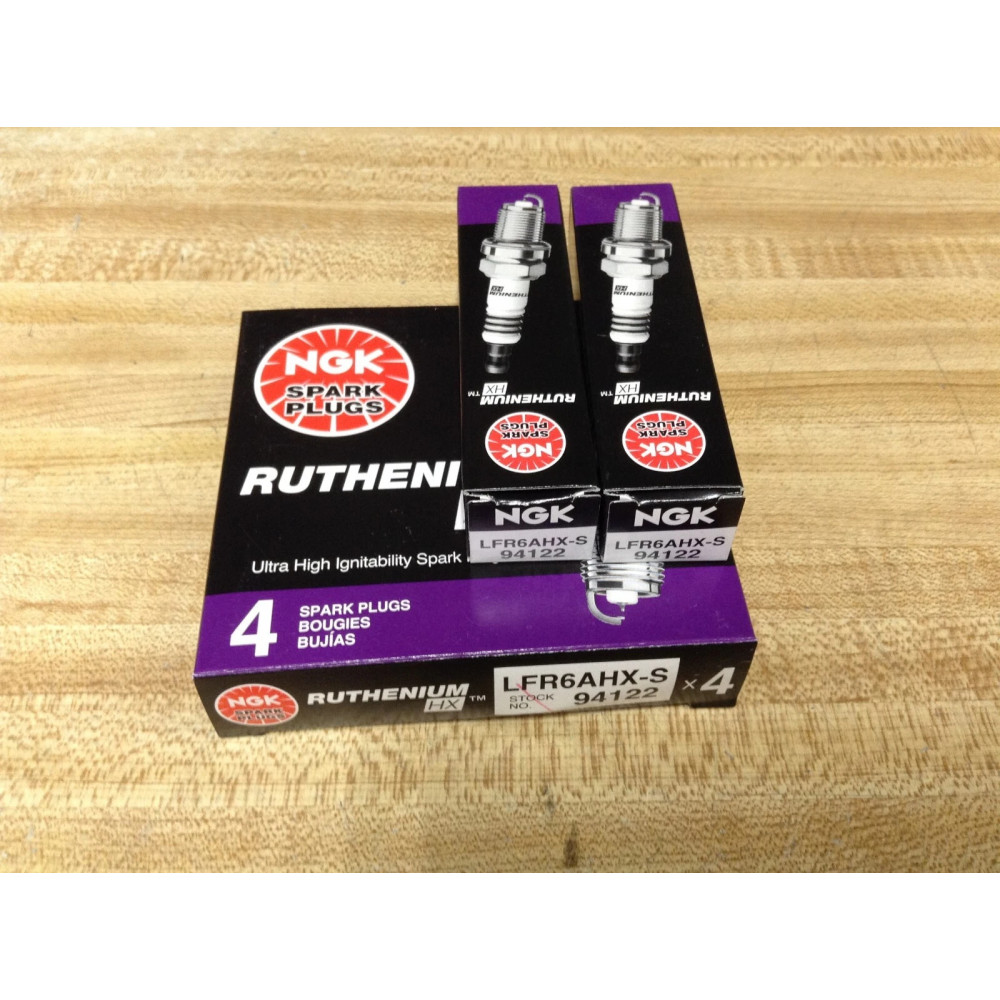 Комплект 8 шт рутенієвих свічок запалювання NGK (94122) LFR6AHX-S Ruthenium HX Spark Plug для BMW, Lexus, Toyota, Volvo, HONDA ACURA