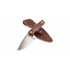 Tourist knife WOOX Bad Boy Drop Point with walnut wooden handle 15.8 cm