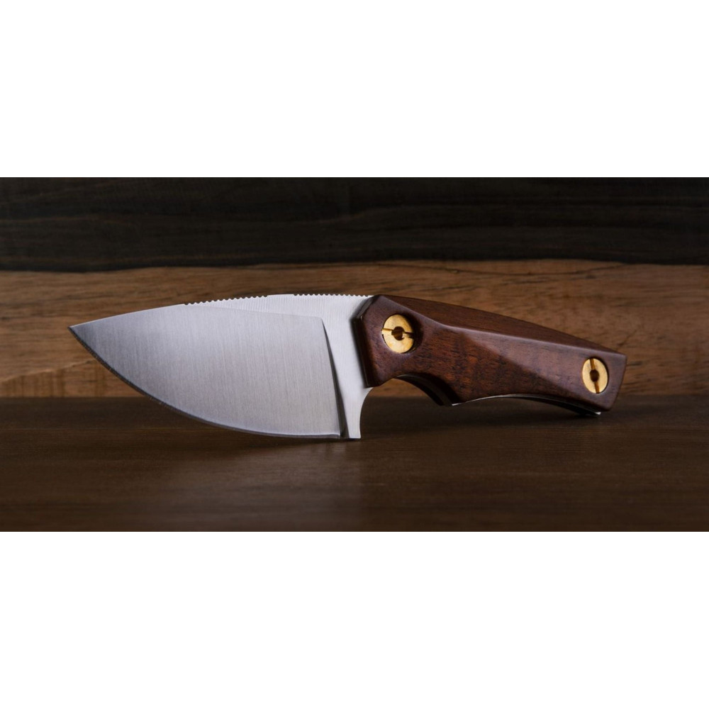 Tourist knife WOOX Bad Boy Drop Point with walnut wooden handle 15.8 cm