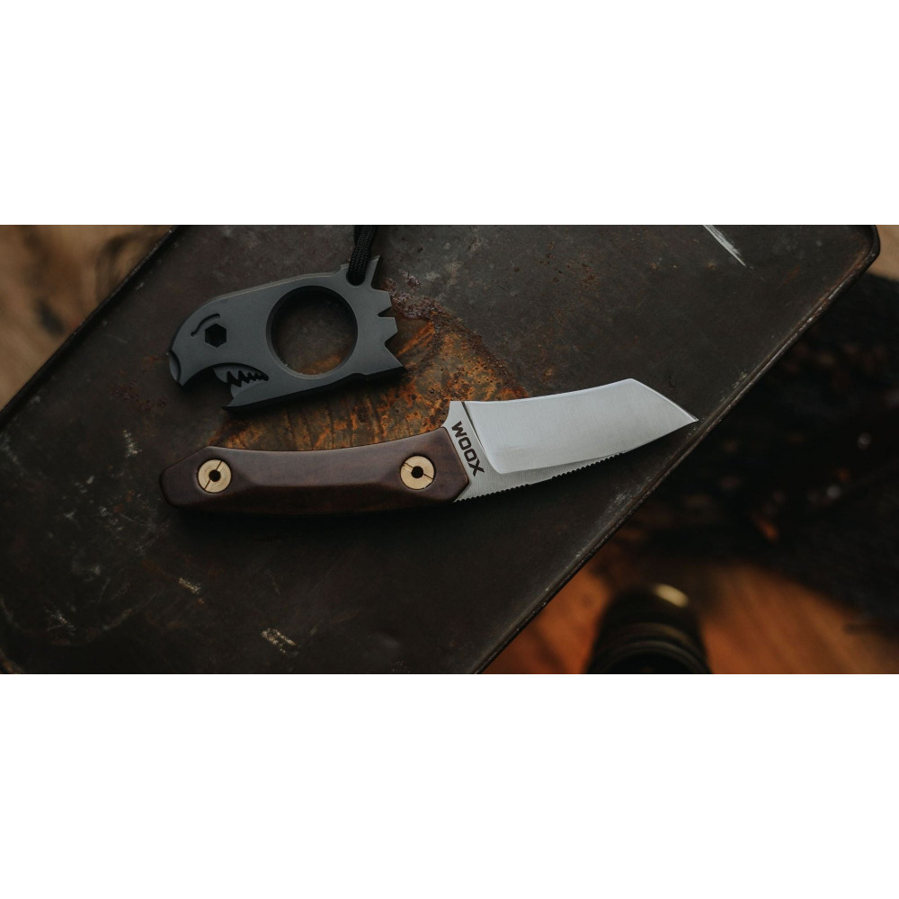 Туристический нож WOOX Bad Boy Tanto сталь D2 дерево 15.9 см