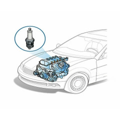 Комплект 8 шт іридієвих свічок запалювання NGK (90565) DILKAR7D11H для Nissan Qashqai Teana X-TRAIL ROGUE