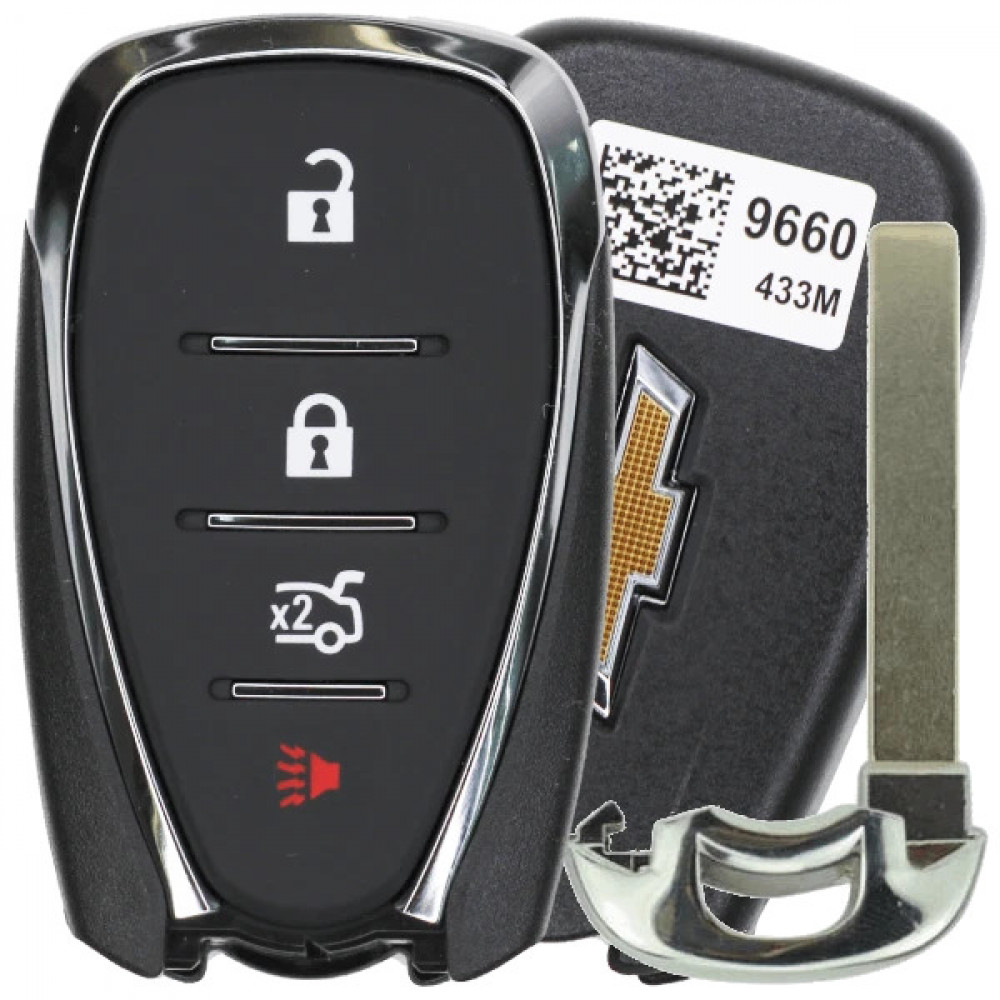 Брелок ключ GM 13529660 НА 4 кнопки Chevrolet Camaro 2016-2020 / Malibu 2016-2020 / Cruze 2016-2019