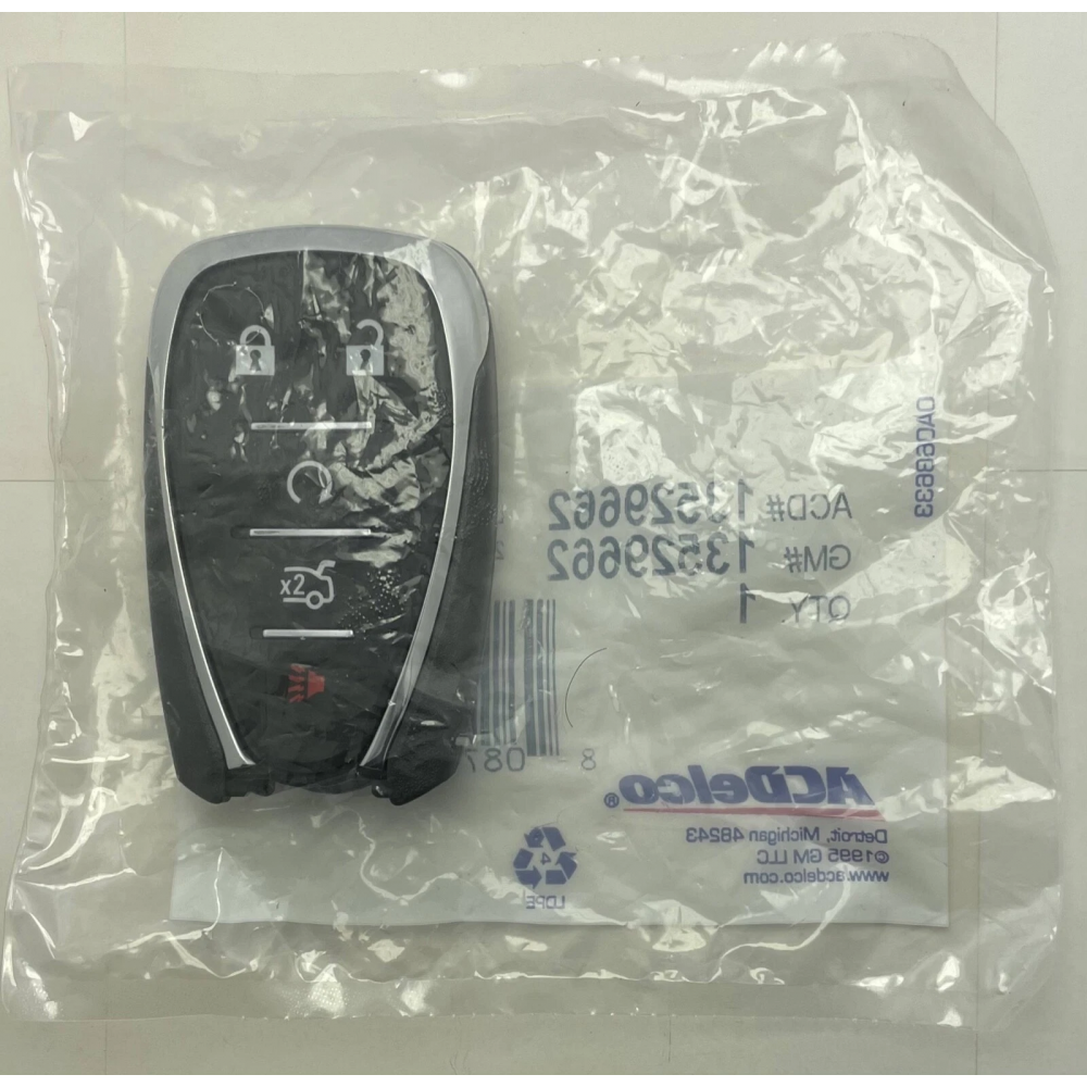 Smart key fob GM with 5 buttons 13529660 for Chevrolet Camaro/Malibu/Cruze 2021-2024
