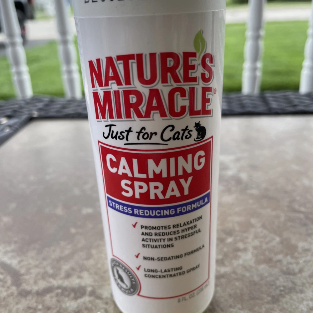 Calming Spray for Cats Nature's Miracle "Anti-Stress" for Stress and Anxiety 236 ml made in the USA