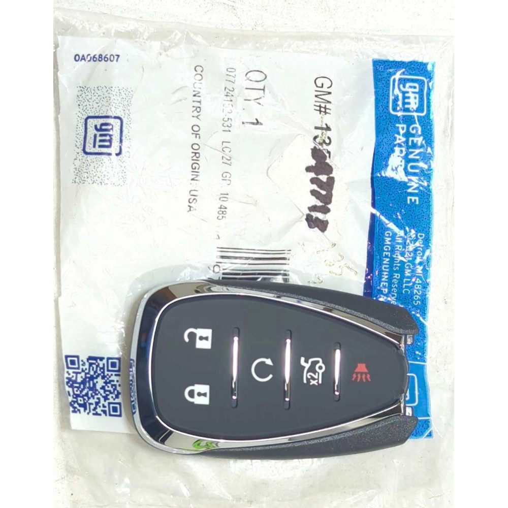 Брелок ключ smart key GM на 5 кнопок 13547793 Chevrolet Camaro/Malibu/Cruze 2021-2024
