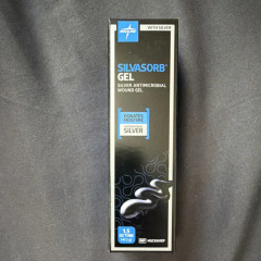 Wound Healing Antiseptic Gel Medline SilvaSorb Silver-Based 85 g
