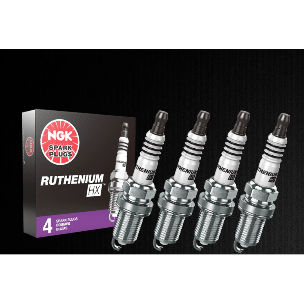 Комплект 4 шт рутенієвих свічок запалювання NGK (94122) LFR6AHX-S Ruthenium HX Spark Plug для BMW, Lexus, Toyota, Volvo, HONDA ACURA