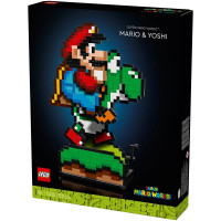 Конструктор LEGO Super Mario World: Mario & Yoshi 71438 коллекционная модель пиксель-арт