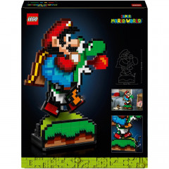 Конструктор LEGO Super Mario World: Mario & Yoshi 71438 коллекционная модель пиксель-арт