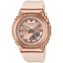 Women's shock-resistant watch Casio G-Shock GM-S2110PG-4ACR rose gold mineral glass