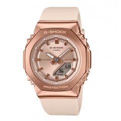 Жіночий ударостійкий годинник Casio G-Shock GM-S2110PG-4ACR рожеве золото мінеральне скло