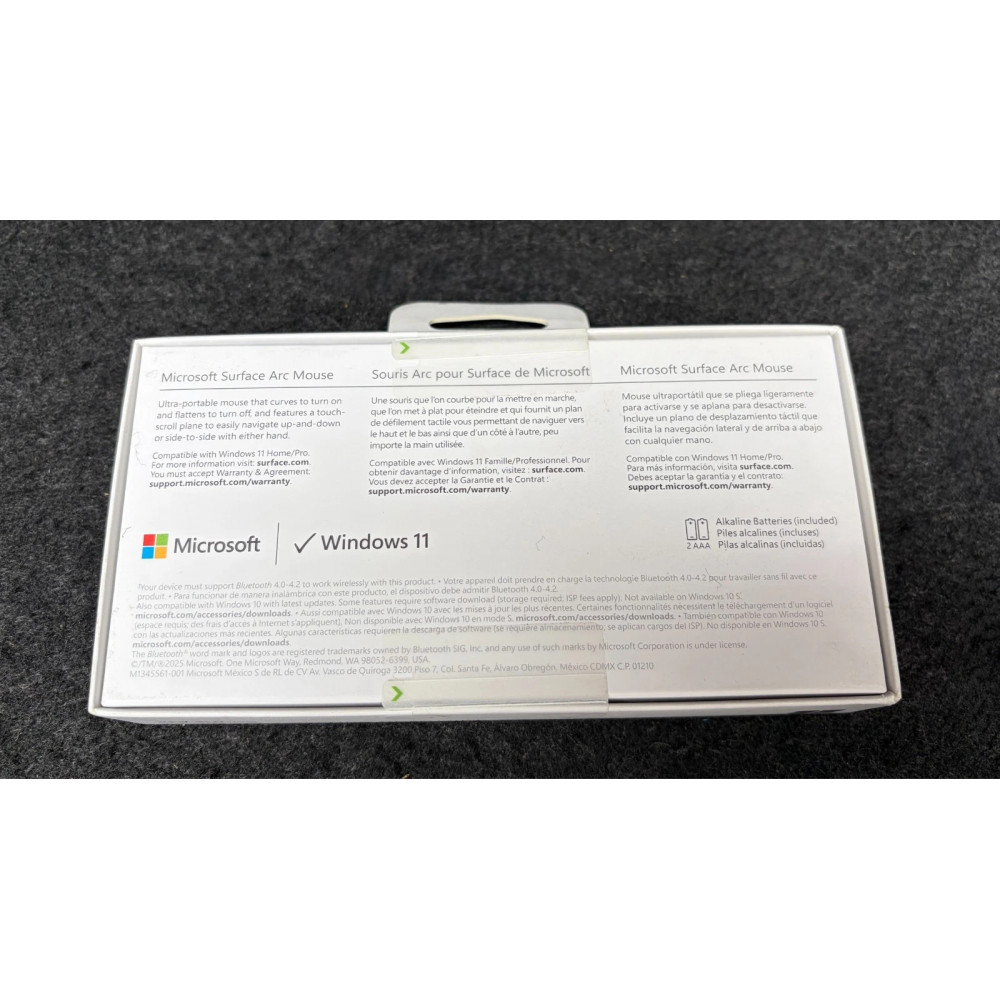 Бездротова комп'ютерна миша Microsoft Surface Arc Mouse 1791 FHD-00016 чорна