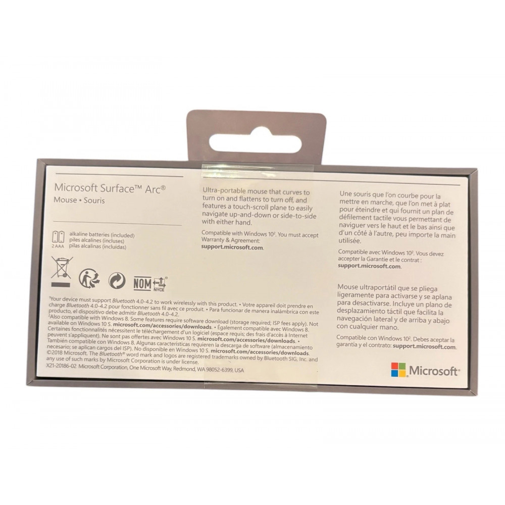 Бездротова комп'ютерна миша Microsoft Surface Arc Mouse 1791 FHD-00016 чорна