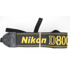 Шийний ремінь для фотоапарата Nikon D800 (AN-DC6) чорний з жовтим б/в у хорошому стані