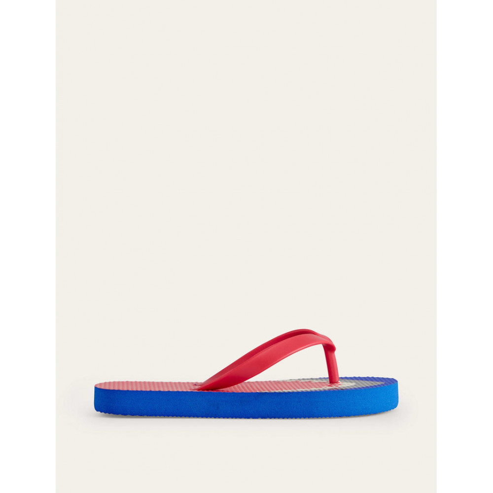 Дитячі в'єтнамки Boden Fun Flip Flops Red Sharks 22.5 см розмір 35