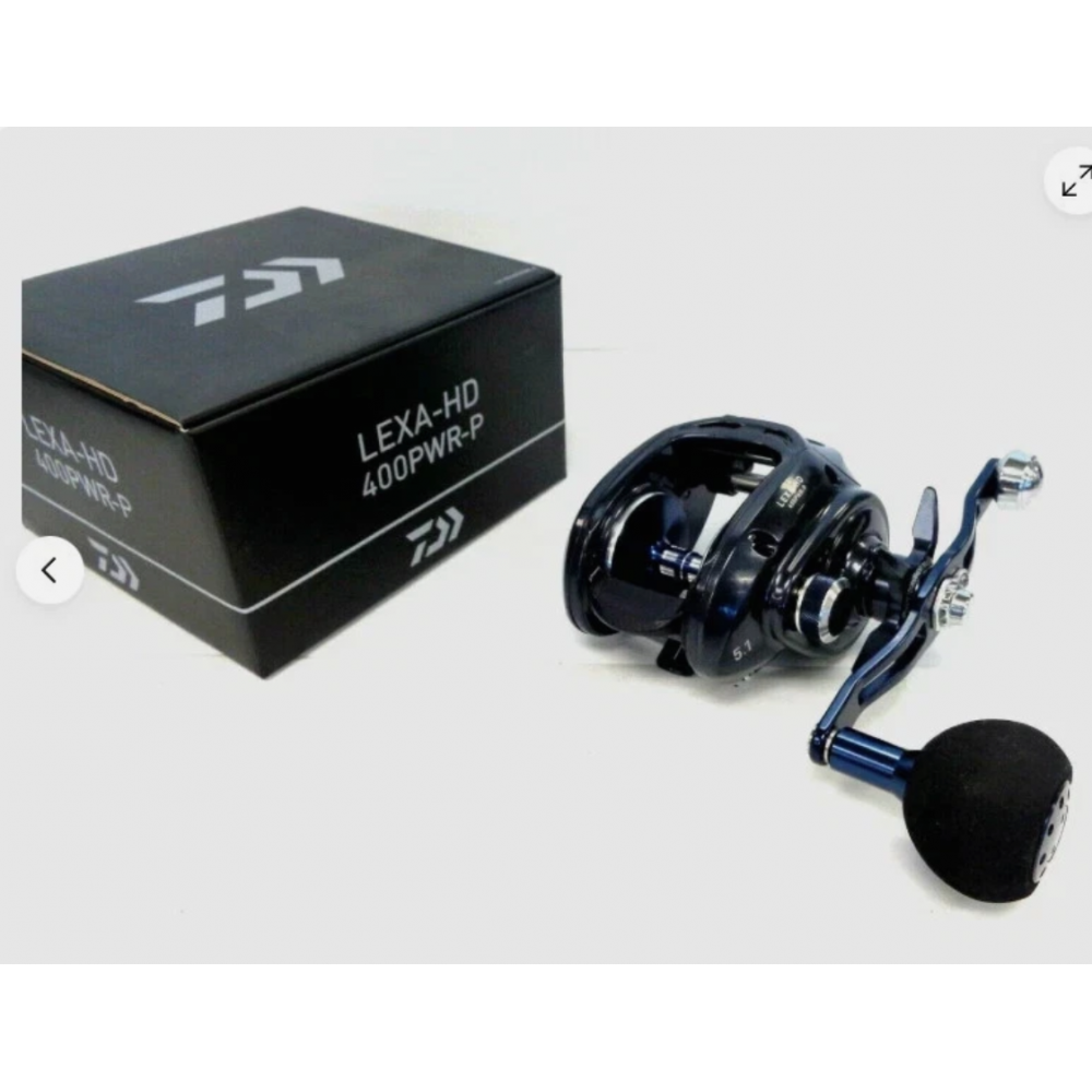Мультипликаторная рыболовная катушка Daiwa Lexa HD 400PWR-P Baitcasting Reel 5.1:1 Ratio - Right Handed