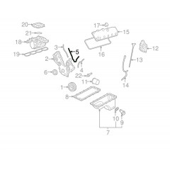 Прокладка передней крышки двигателя Ford 7R3Z-6020-A 4889040 