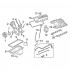 Прокладка передньої кришки двигуна Ford 4R3Z-6020-EB для Mustang Explorer F-150
