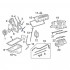 Прокладка передньої кришки двигуна Ford 4R3Z-6020-EB для Mustang Explorer F-150