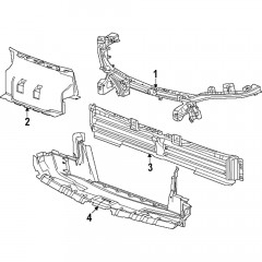 Заслонка радиатора GM 86586532 Air Shutter для Blazer EV/LYRIQ/Equinox EV/Honda Prologue/Acura ZDX (2024–2025)
