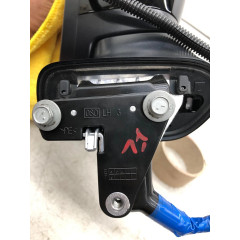 Left side mirror for Nissan Ariya 2023 with memory function, black, used