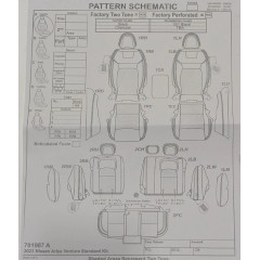 Leather seat covers for Roadwire 701997 car seats for Nissan Ariya Venture 2023-2024 graphite used