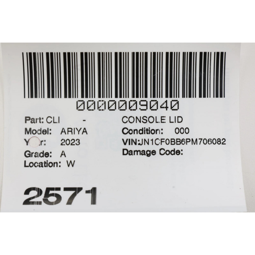 Central console trim Nissan Ariya 2023-2025 OEM 969305MP1A