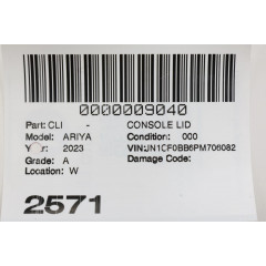 Central console trim Nissan Ariya 2023-2025 OEM 969305MP1A
