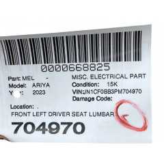 Lumbar support for the front left seat Nissan Ariya CVB3PZ1A 2023-2025