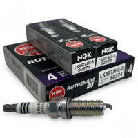 Комплект 6 шт рутенієвих свічок запалювання NGK 92274 (LKAR7AHXS) для Nissan Mazda Honda Infiniti Acura