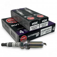 Комплект 6 шт рутенієвих свічок запалювання NGK 92274 (LKAR7AHXS) для Nissan Mazda Honda Infiniti Acura