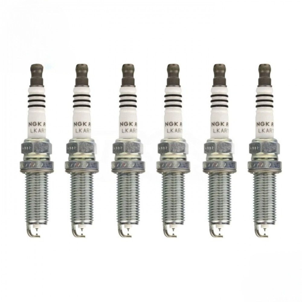 Комплект 6 шт рутенієвих свічок запалювання NGK 92274 (LKAR7AHXS) для Nissan Mazda Honda Infiniti Acura