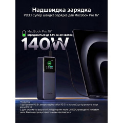 UGREEN Nexode Pro Powerbank 25000 mAh with 200W power for laptop and smartphone