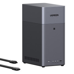 Мережеве сховище NAS UGREEN NASync DH2300 A1113054 на 2 відсіки 4GB RAM 1xGbE 1xUSB-C 2xUSB-A
