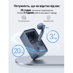 Wireless headphones with synchronous AI translation function Timekettle W4 Midnight Blue