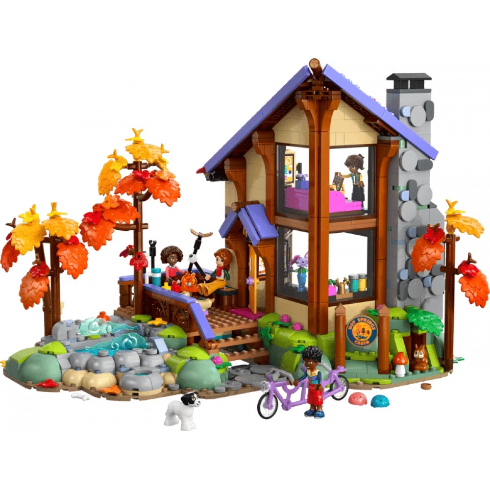 Lego Friends Set 42705 Cozy Autumn Forest Cabin 1229 pieces