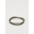 Leather braided bracelet Hugo Doublebraid Unisex khaki One Size