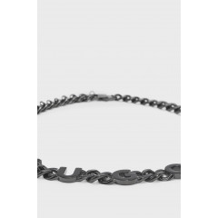 Чоловічий ланцюжок HUGO E-HUGOCHAIN4-NEC 50511018 з логотипом чорний